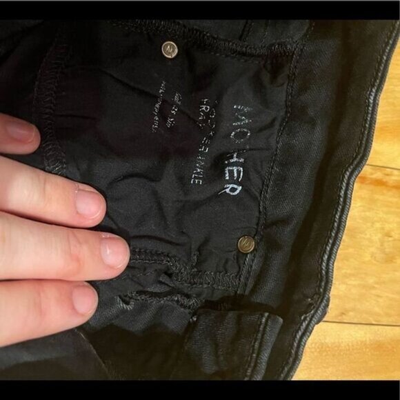 MOTHER denim - The Looker Ankle Fray Jean in Nighthawk - Picture 4 of 5